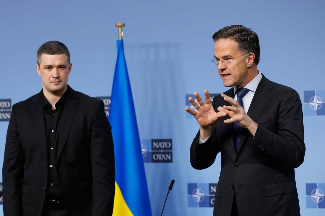 Mark Rutte,Mykhailo Fedorov