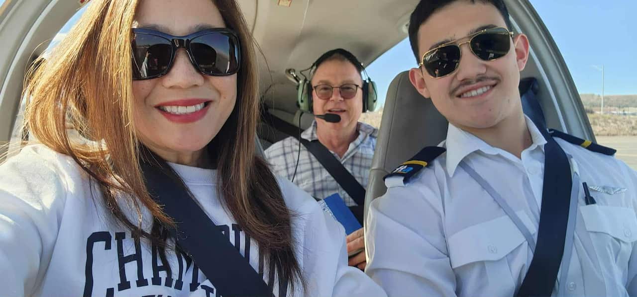 DANIEL'S FIRST FLY WITH PARENTS.JPG