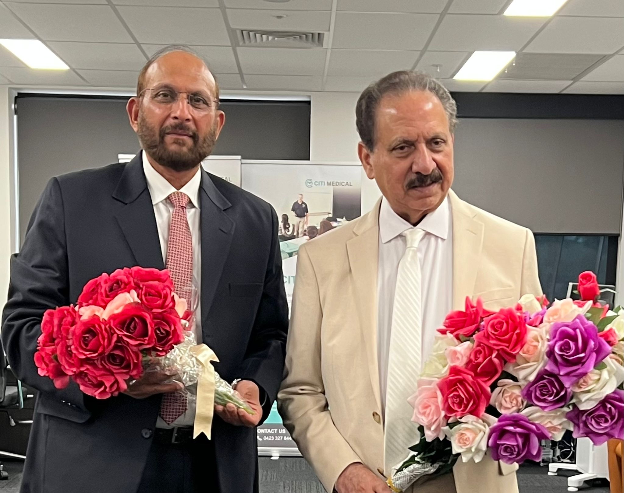 Dr Tariq Abedi and Dr Afzal Rizvi