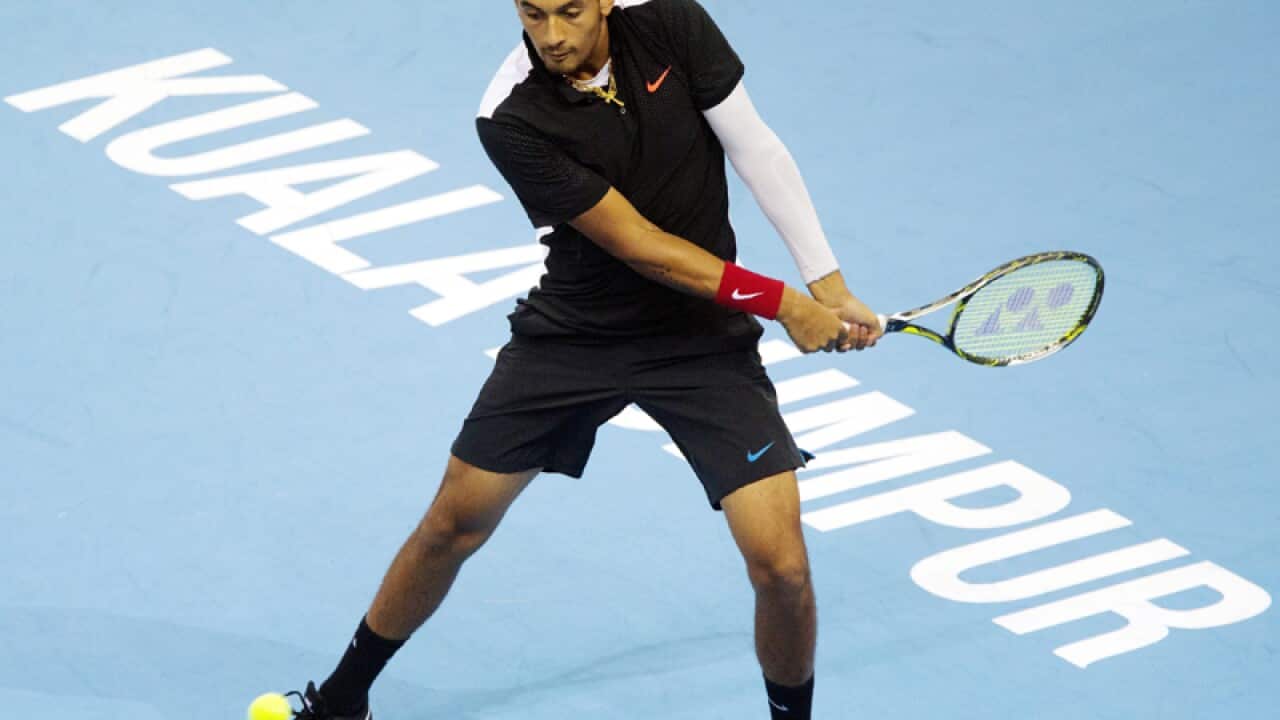 Nick Kyrgios of Australia.