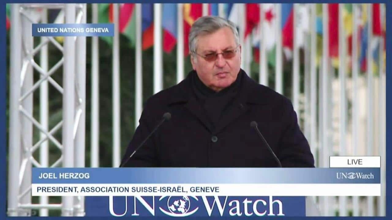 Joel Herzog at the UN