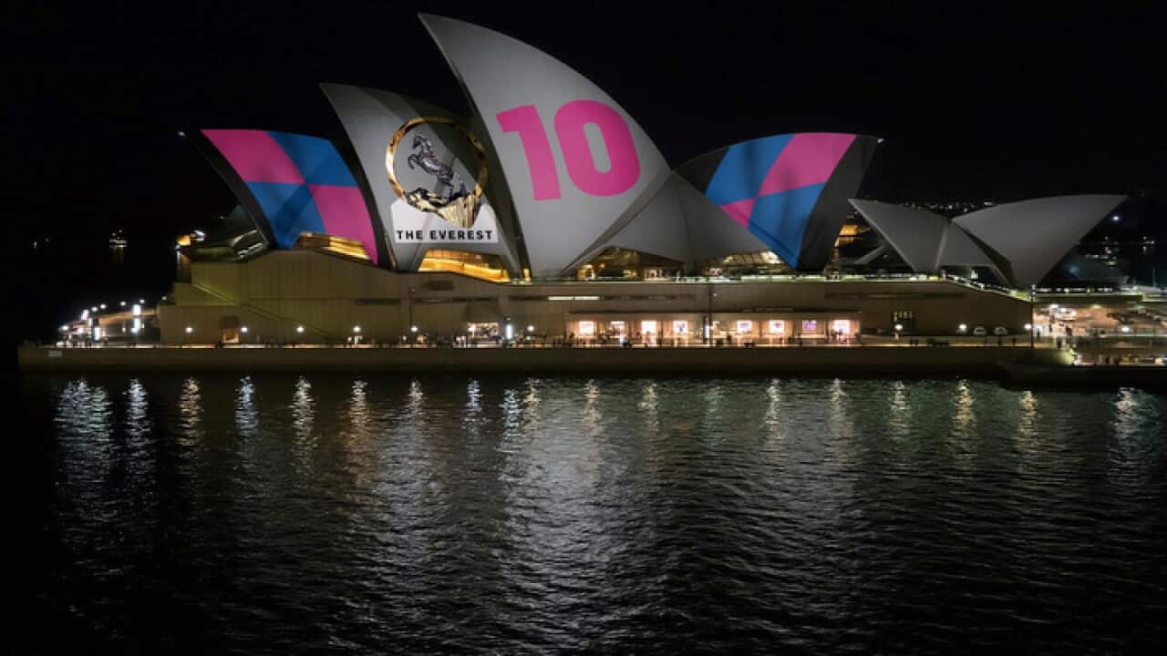 An artist's impression of how the race advertising would look