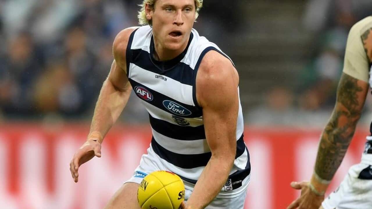 Mark Blicavs of the Cats.