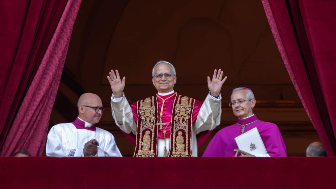 The newly elected Pope Leo XIV in Vatican - 08 May 2025