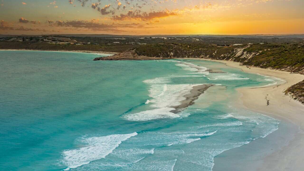 Scenic view of sea against sky during sunset,Esperance,Western Australia,AUS,Australia