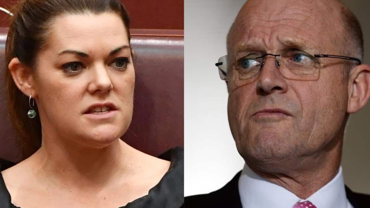 The Greens will try to censure David Leyonhjelm in the Senate.