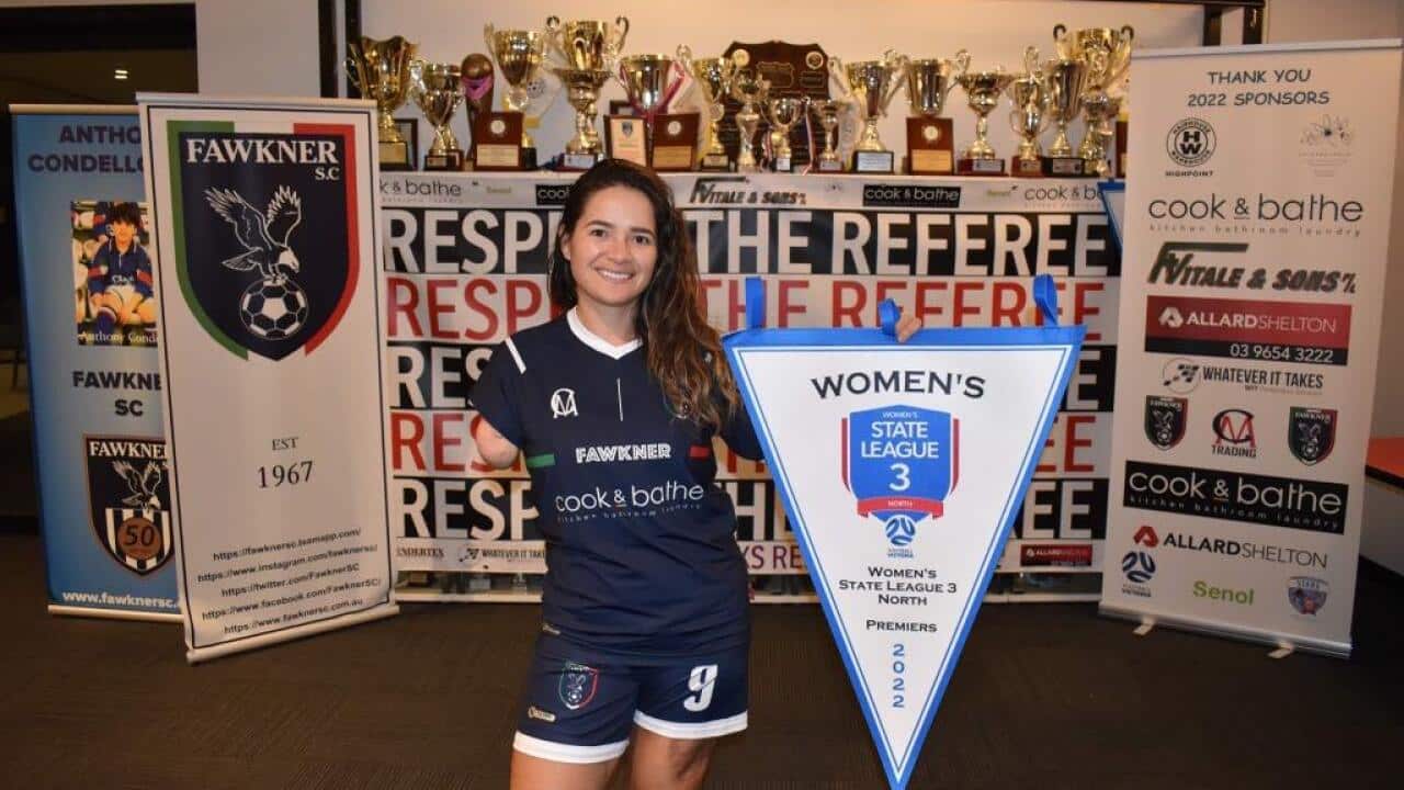 Sahily Carrero en el Fawkner SC