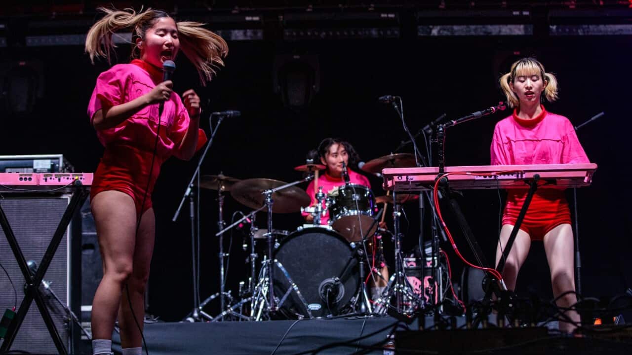 Japanese band Chai perform on day two of the Maho Rasop Festival 2019 on November 17, 2019 in Bangkok, Thailand. Photo supplied by Getty Images