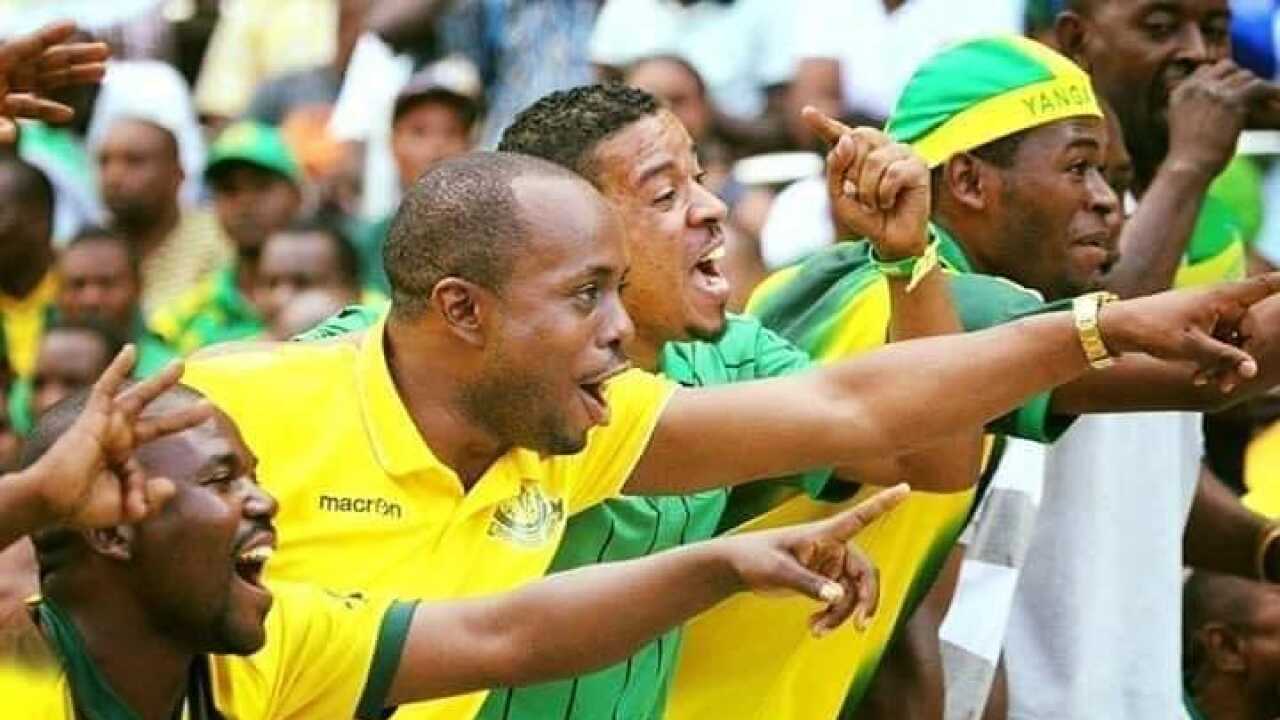 Mashabiki wa Yanga washerehekea uwanjani