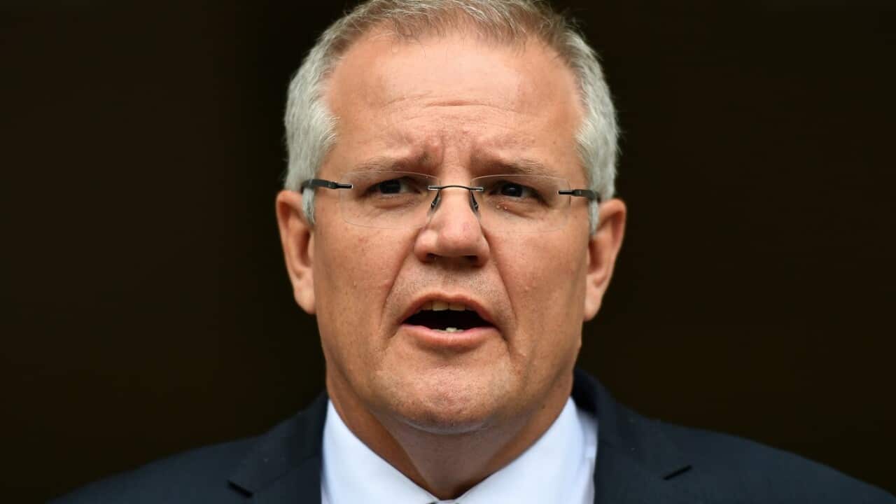 Prime Minister Scott Morrison at Parliament House.
