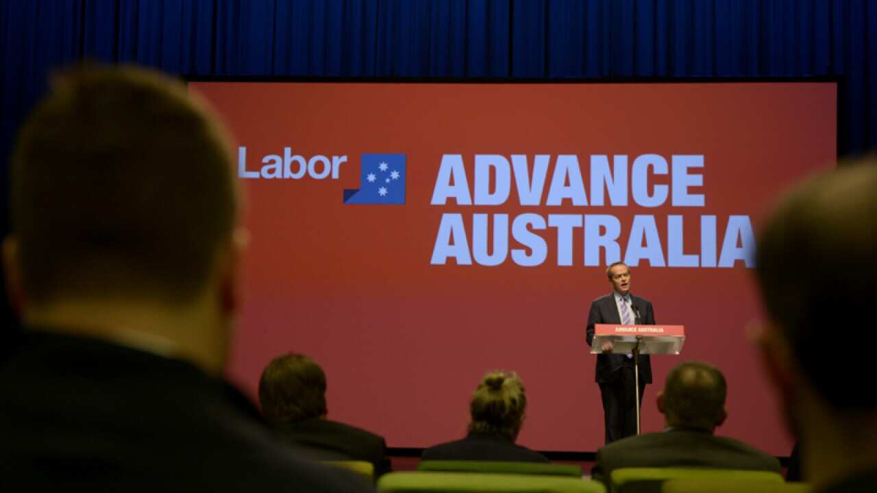 Bill Shorten speaks during the 2015 ALP National Conference