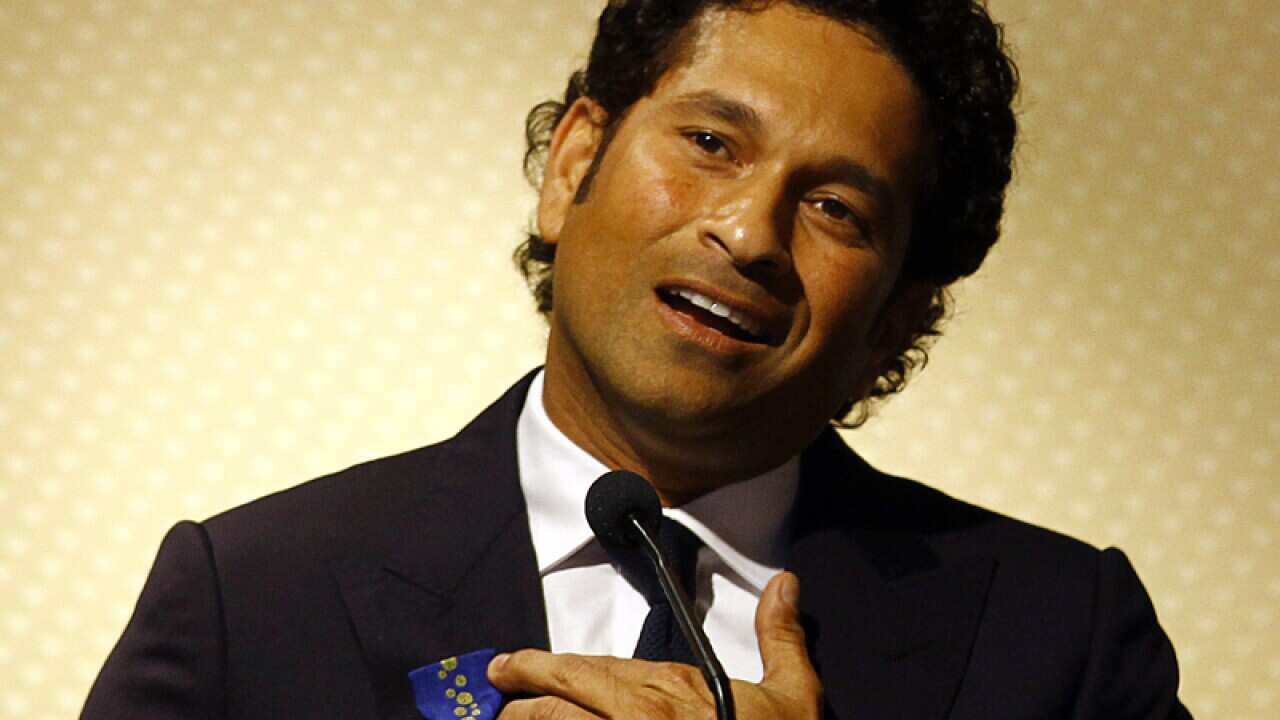 Indian cricketer Sachin Tendulkar