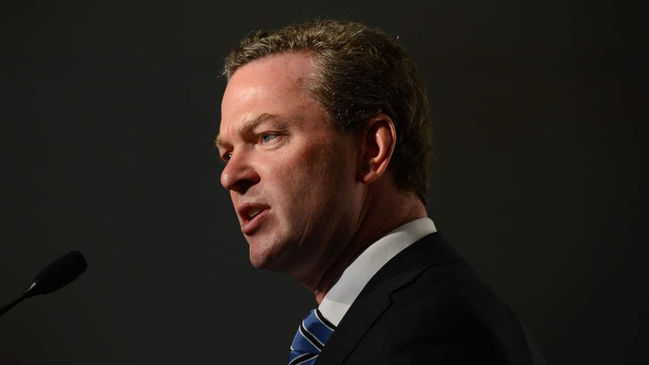 Education Minister Christopher Pyne rejects claims that the government's university funding cuts will drive up course costs