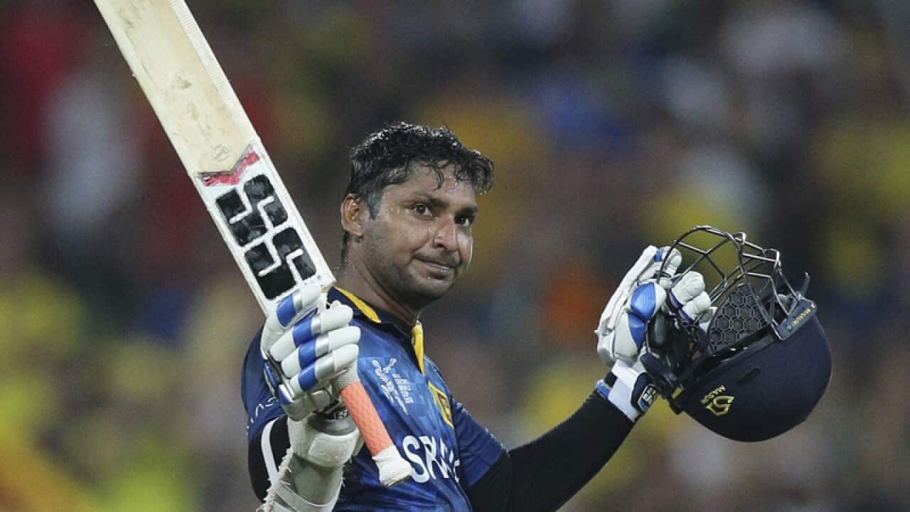 Sri Lankan batsman Kumar Sangakkara