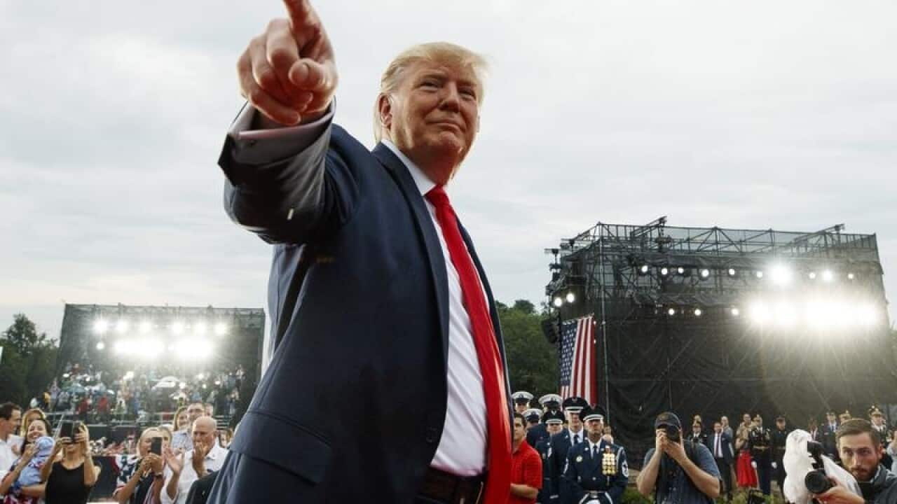 US President Donald Trump