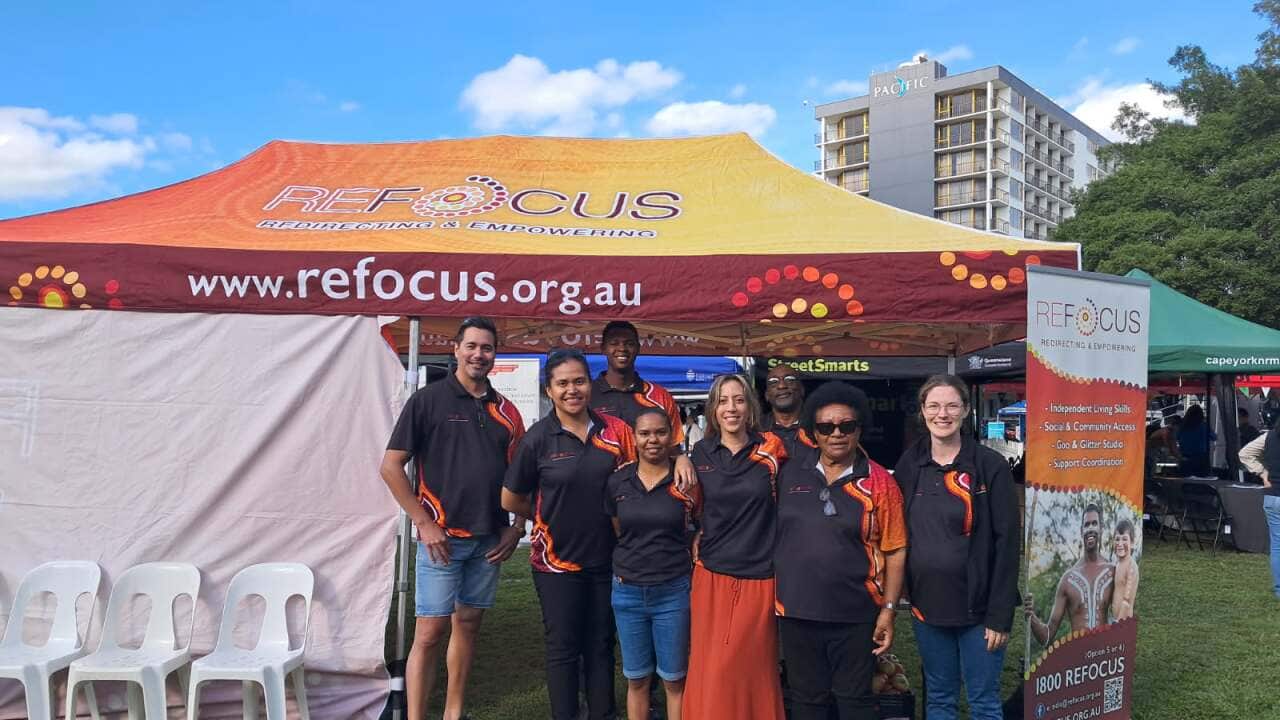 Refocus team providing services for Aboriginal and Torres Strait Islander families and communities