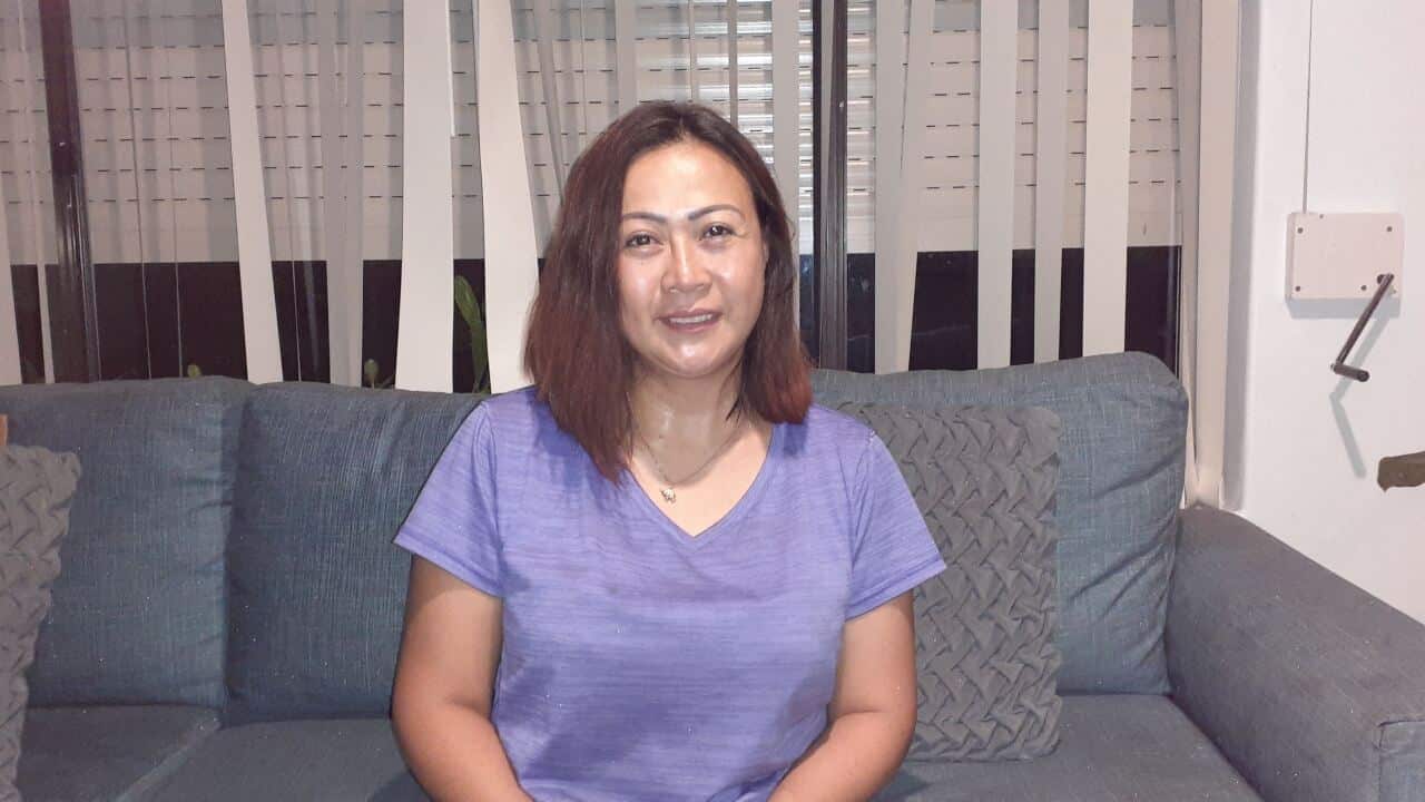 Business owner Olive Remoto admits that the WA statewide lockdown due to COVID-19 has affected her cleaning business.