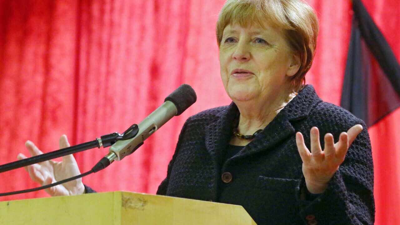 German Chancellor Angela Merkel