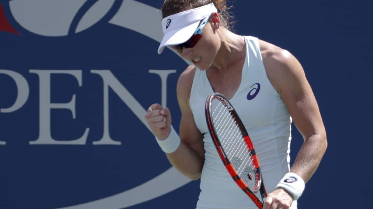 Australian tennis player Samantha Stosur