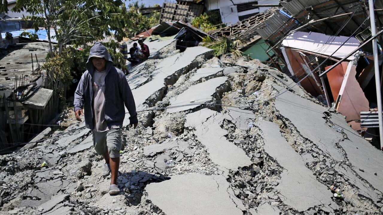 Days after the earthquake and tsunami devastated parts of Indonesia  the death toll continues to rise.