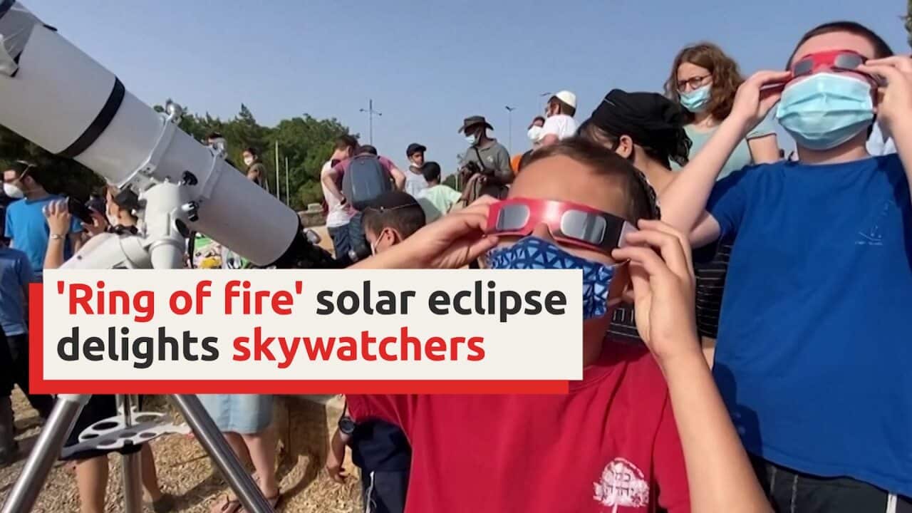 'Ring of fire' solar eclipse delights skywatchers