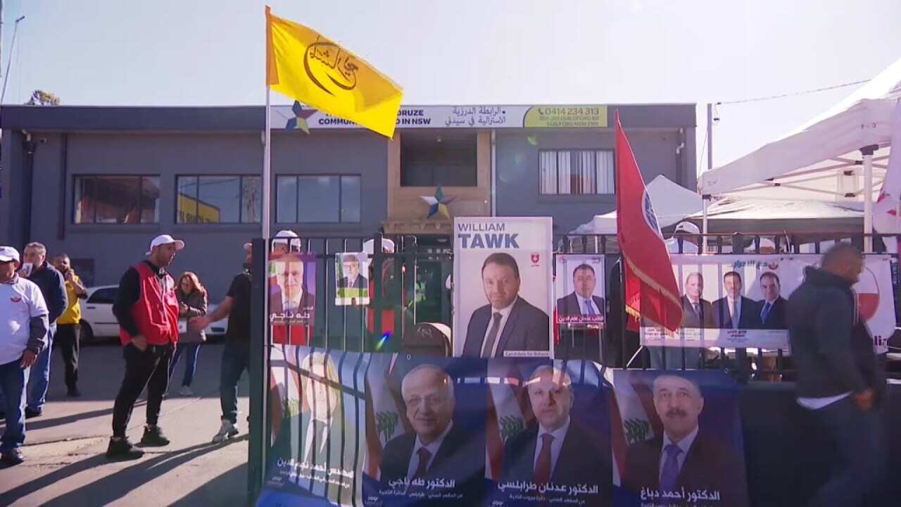 Lebanese Australians cast their ballots in Sydney as part of the diaspora who are eligible to vote in the 2022 parliamentary elections in Lebanon.