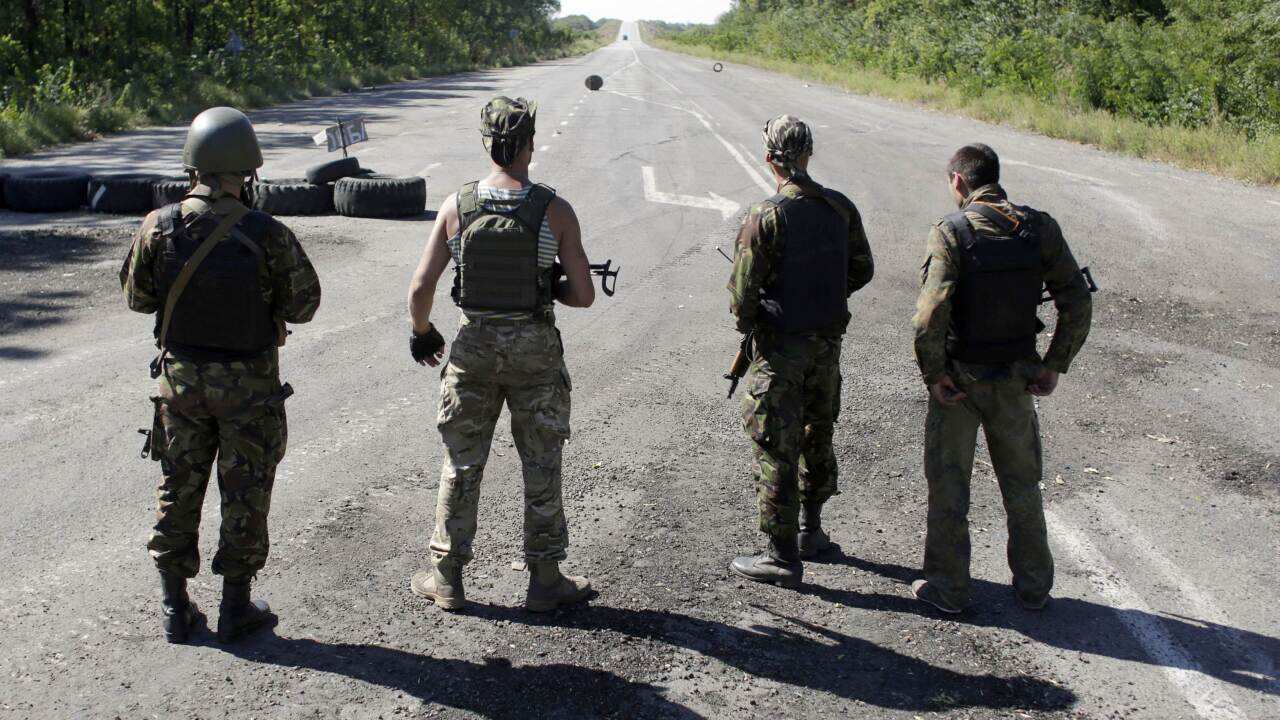 Ukrainian servicemen 