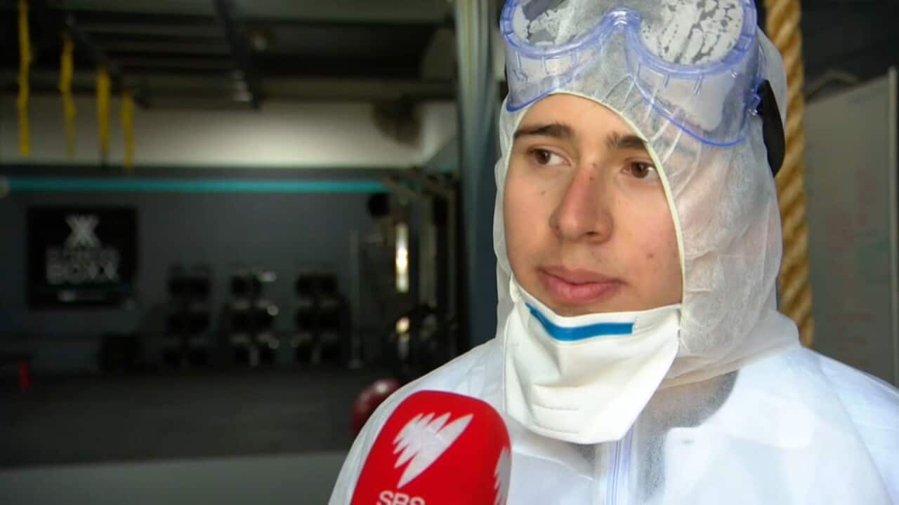 Cleaner Miguel Quiroz