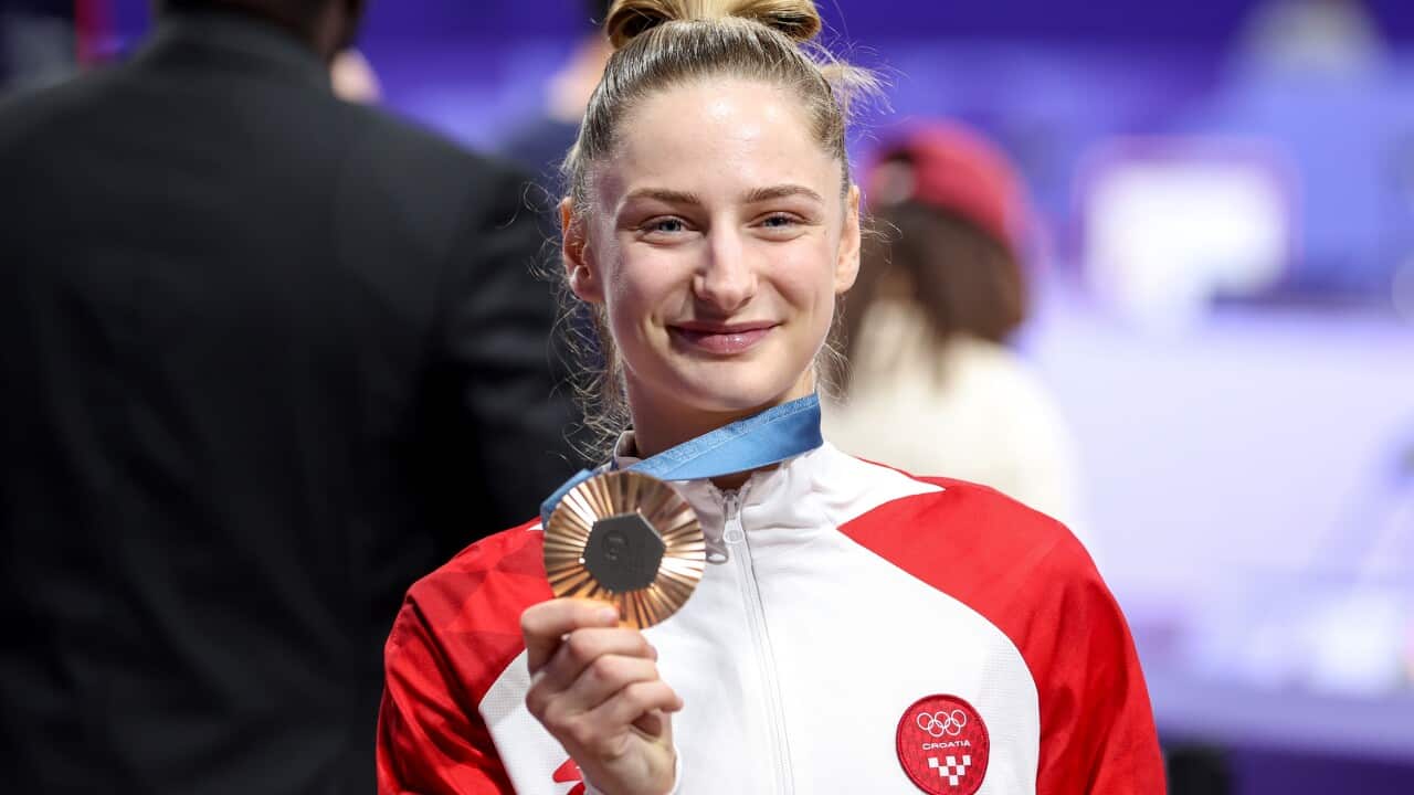 LENA STOJKOVIC CROATIA HRVATSKA Taekwondo - Olympic Games Paris 2024: Day 12