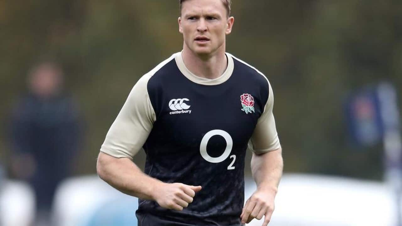 England's Chris Ashton.