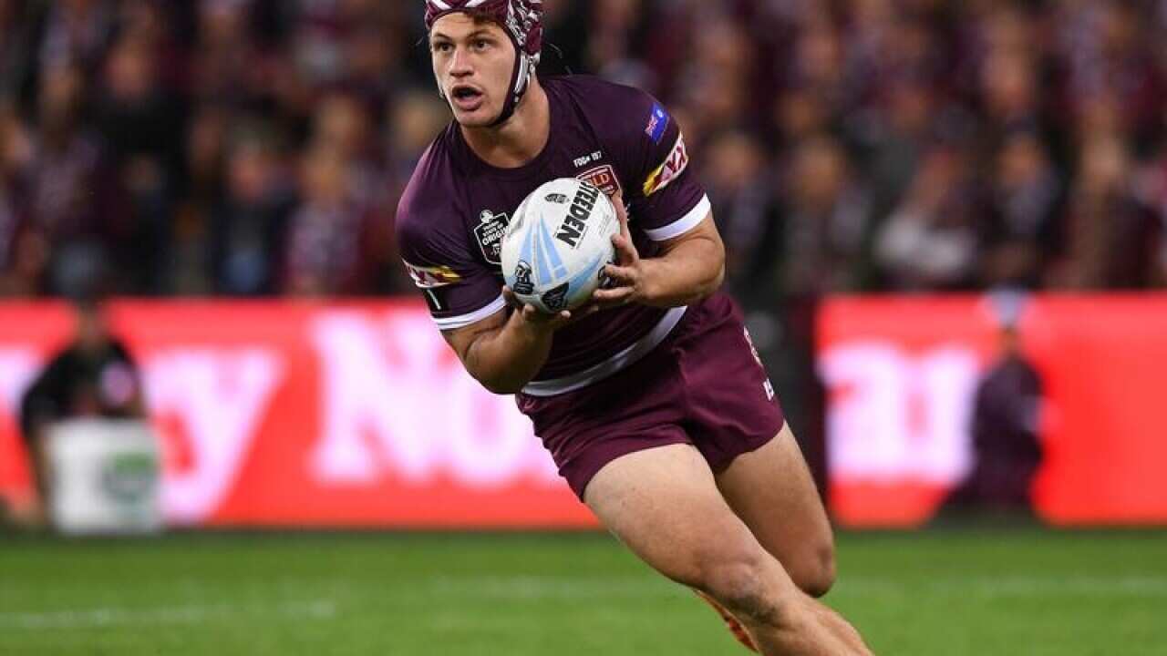 Kalyn Ponga of the Maroons.