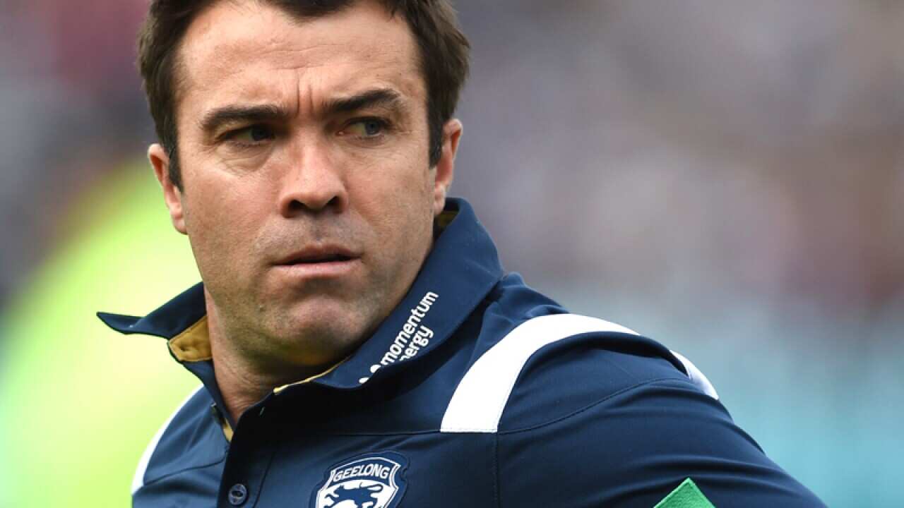 Geelong AFL coach Chris Scott