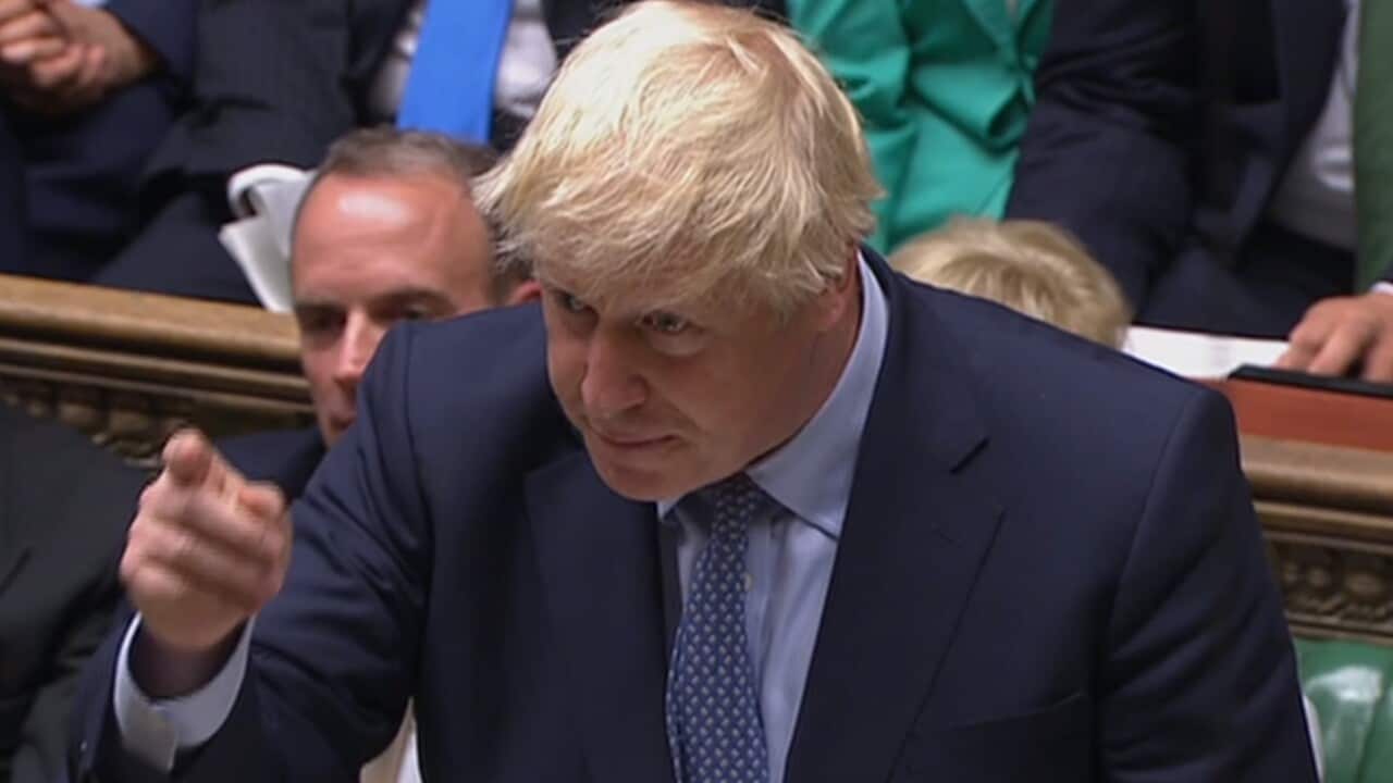 Mr Johnson characterised a Brexit delay bill as a "surrender act" and a "humiliation".