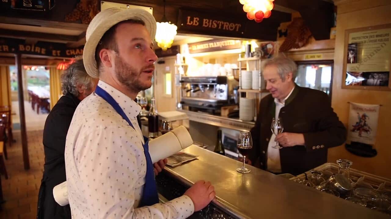 Luc Fracheboud, co-owner of La Bonne Franquette bistro