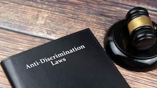 Anti Discrimination Law Book and Gavel