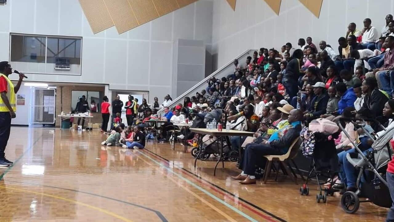 Mwenyekiti wa jumuia ya Kitwek ya Perth, Magharibi Australia, Ezra Cheruiyot azungumza na wanachama..jpg