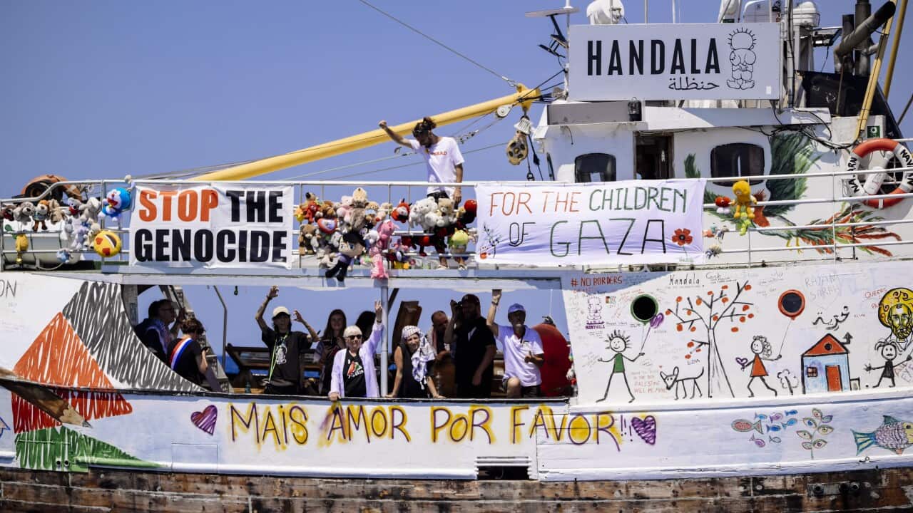 Australians trying to deliver aid to Gaza by boat intercepted by Israeli navy Australians trying to deliver aid to Gaza by boat intercepted by Israeli navy