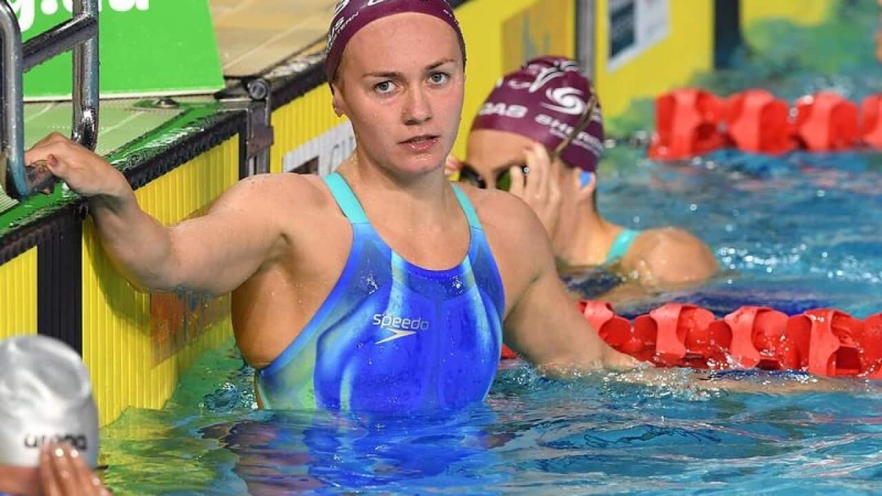 Ariarne Titmus wins 400m free at trials.