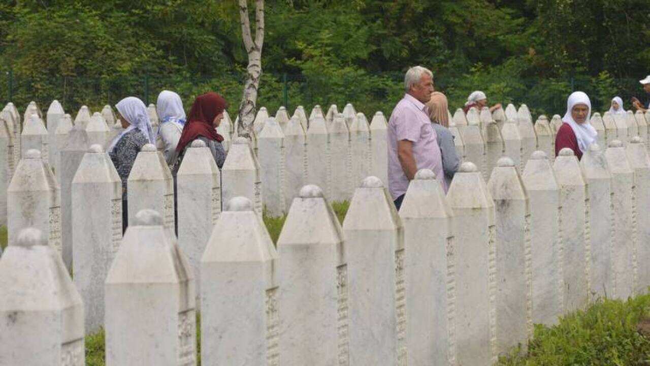 Potocari, Srebrenica, Bosnia and Herzegovina July 11, 2018