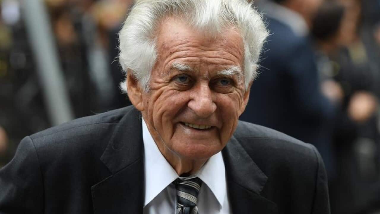 Former prime minister Bob Hawke.