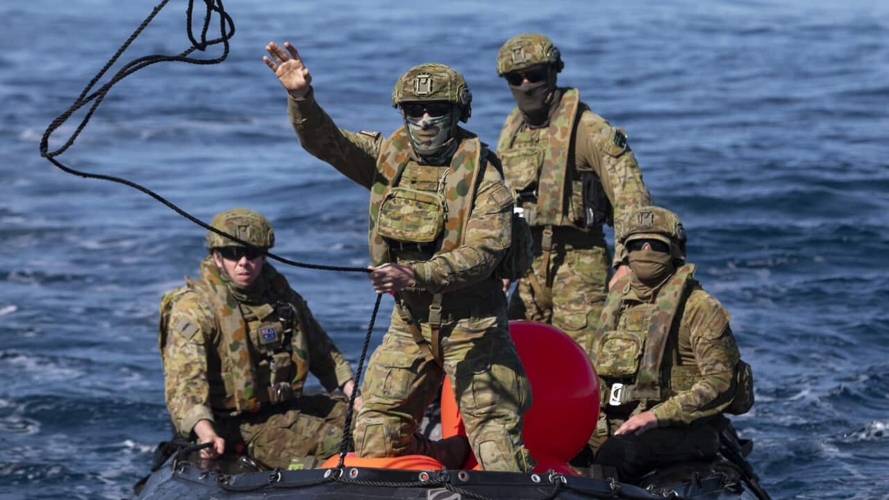 Australian Clearance Diving Team One returns from Elizabeth Reef following a successful search for an unexploded ordnance.