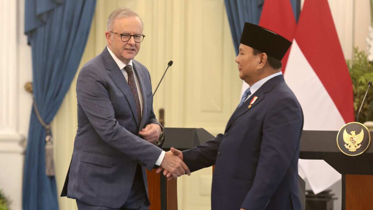 Australian Prime Minister Albanese meets Indonesian President Prabowo in Jakarta