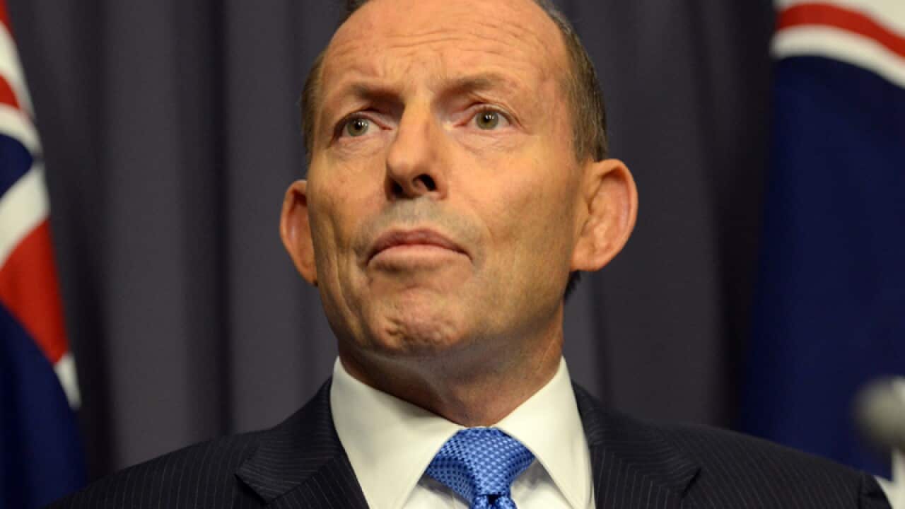 Australian Prime Minister Tony Abbott.