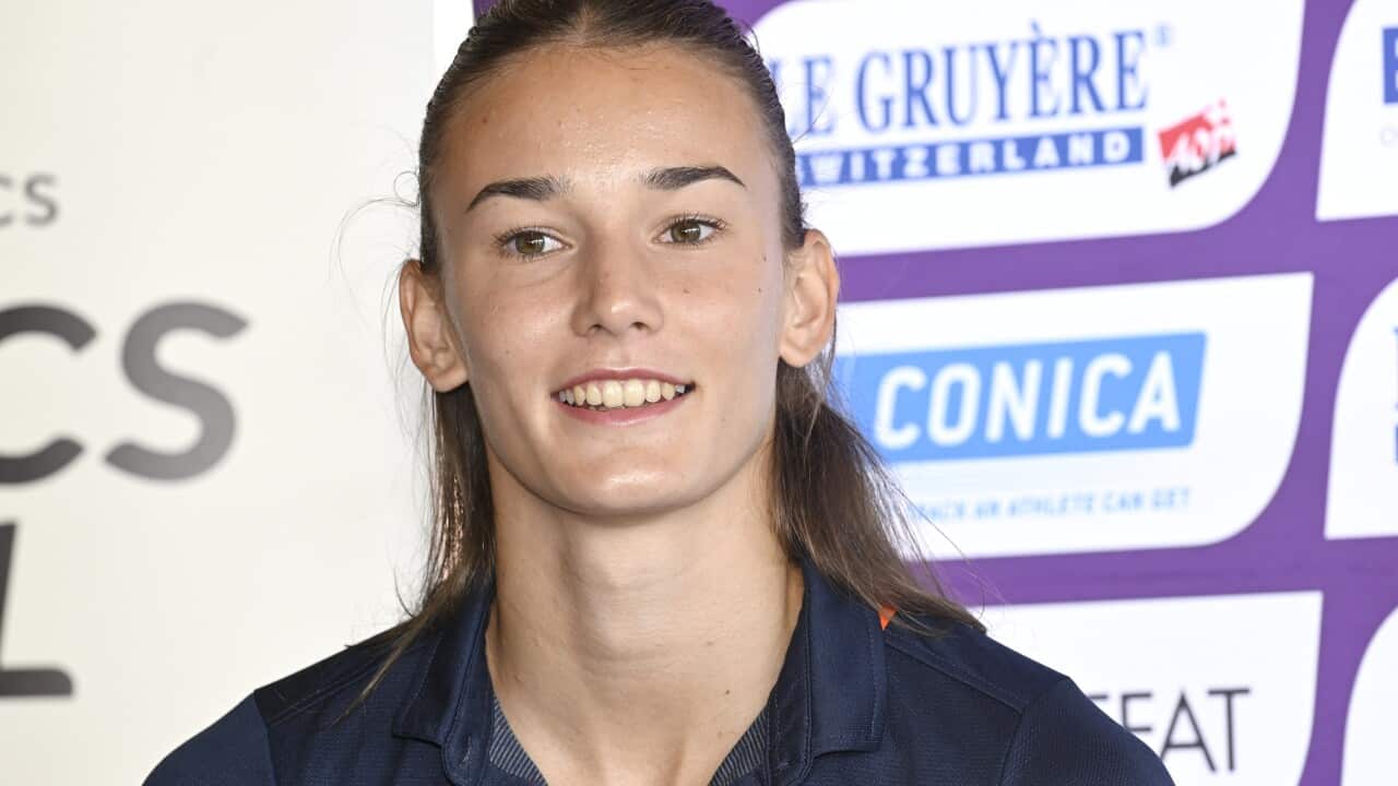 Jana Koščak Croatia Official press conference of the European Athletics U20 Championships