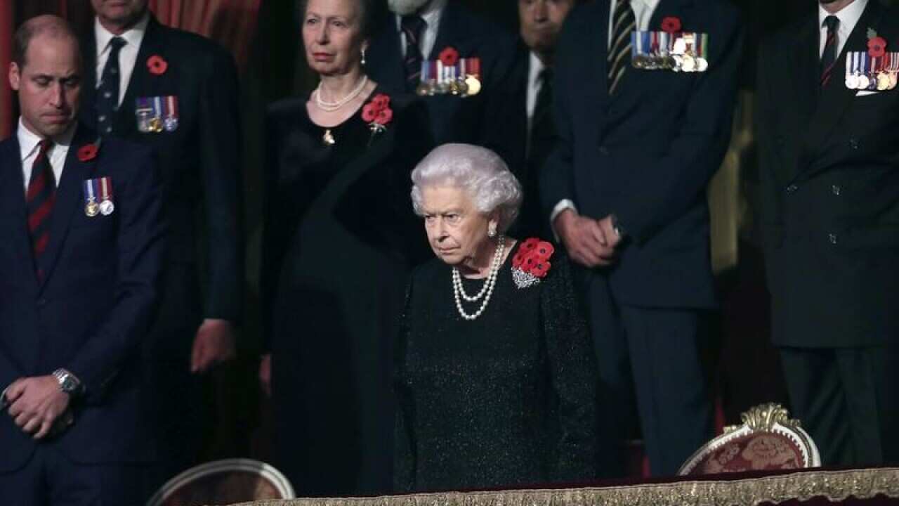 The Queen and members of the Royal Family