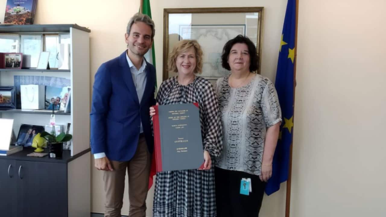 Console Napolitano, State Librarian and Chief Executive Officer, Vicki McDonald, Content and Client Services Executive Director, Anna Raunik