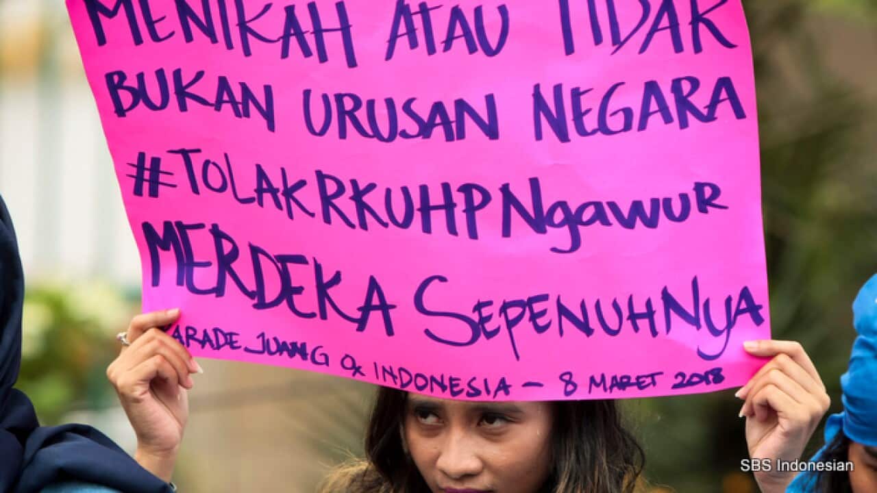 Marriage and criminal code, Jakarta Globe - Yudha Baskoro 08 March 2018.