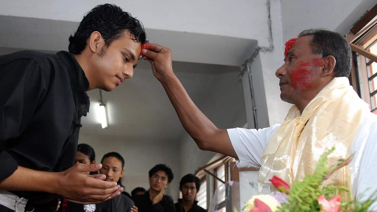 Guru purnima celebration in Nepal.