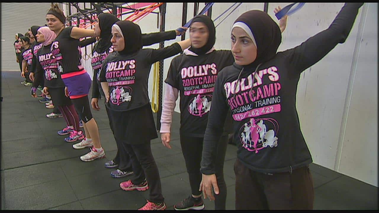 Participants in Dolly's Ramadan Bootcamp