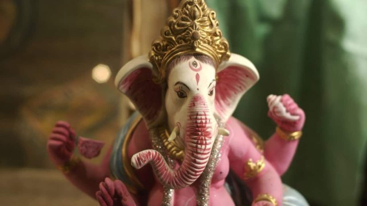 A representation of the Hindu God, Ganesha